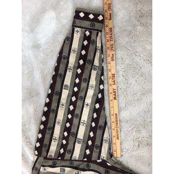 Vintage Ralph Lauren Chaps Button Up Shirt XL Geometric Graphics Mid 1990's - Picture 5 of 9